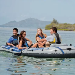 Used Intex 6 PERSON RAFT Pad/Raft White