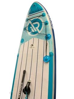 Used IROCKER Inflatable Paddle Board White 10Ft