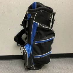 Used Itech Mens Stand Bag Black And Carolina Blue