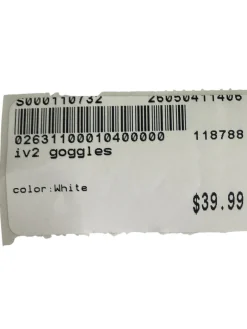 Used iV2 Snow Goggles Adult White