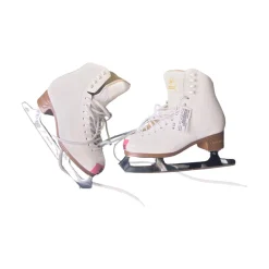 Used Jackson ARTISE PLUS FIGURE SKATES SZ 5.5 WomensFigure Skate White Senior 5.5