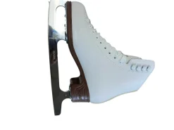 Used Jackson ARTISTE Boys Figure Skate White Junior 04.5