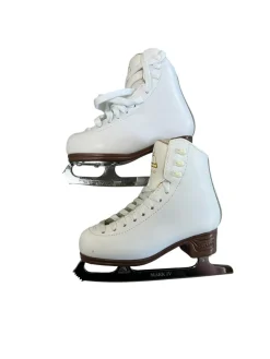 Used Jackson ARTISTE NEW Girls Figure Skate White Youth 11.0