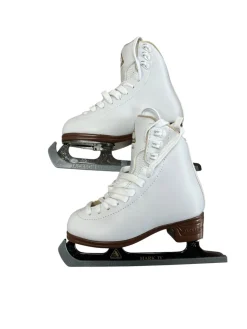 Used Jackson ARTISTE NEW Girls Figure Skate White Youth 11.5