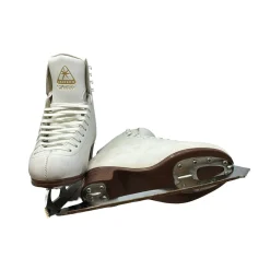 Used Jackson ARTISTE WomensFigure Skate White Senior 4.5