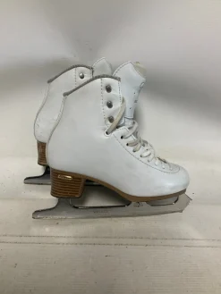 Used Jackson ELLE Girls Figure Skate White Junior 03
