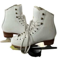 Used Jackson ELLE Girls Figure Skate White Junior 03