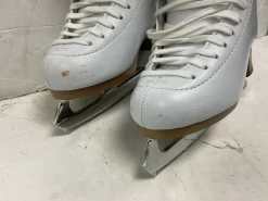 Used Jackson Evo FS 2021 Girls Figure Skates White Junior 02