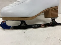 Used Jackson Evo FS 2021 Girls Figure Skates White Junior 02