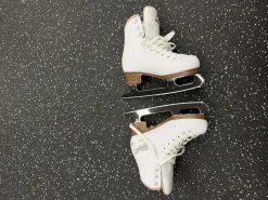 Used Jackson EXCEL Girls Figure Skate White Youth 11.5