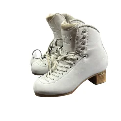 Used Jackson FREESTYLE Girls Figure Skate White Junior 05