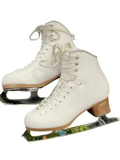 Used Jackson FREESTYLE W ASPIRE XP WomensFigure Skate White Senior 5.5