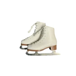 Used Jackson GLACIER 120 Girls Figure Skate White Youth 12.0