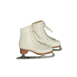 Used Jackson GLACIER 120 Girls Figure Skate White Youth 12.0