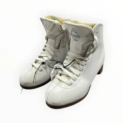 Used Jackson GLACIER Girls Softboot Skate White Junior 03