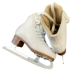 Used Jackson MYSTIQUE Girls Figure Skate White Youth 13.0