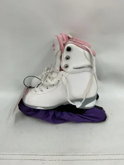Used Jackson SKATE Girls Figure Skate White Junior 02