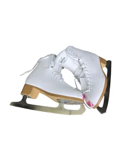 Used Jackson SOFT SKATE 380 WOMENS SKATES WomensFigure Skate White Senior 10