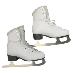 Used Jackson SOFT SKATE Girls Figure Skate White Junior 02