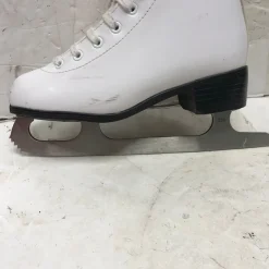 Used Jackson SOFT SKATE Womens Softboot Skate White Senior 4