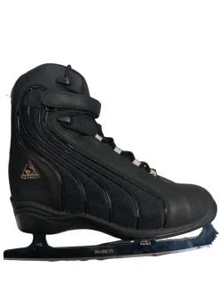 Used Jackson SOFT TEC Mens Figure Skate Black Senior 9