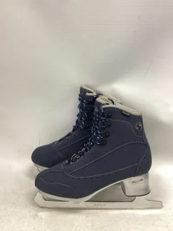 Used Jackson SOFTEC ELITE FIGURES Mens Figure Skate Navy Blue Senior 10