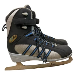 Used Jackson SOFTEC FIGURE Womens Softboot Skate Grey Senior 9