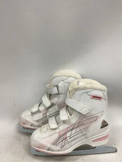 Used Jackson SOFTEC Girls Figure Skate White Junior 03