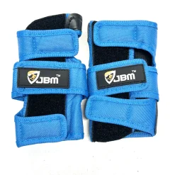 Used JBM PAD SET Skateboard Elbow Pads Royal Blue Youth