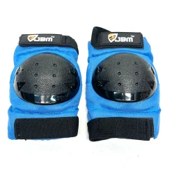 Used JBM PAD SET Skateboard Elbow Pads Royal Blue Youth