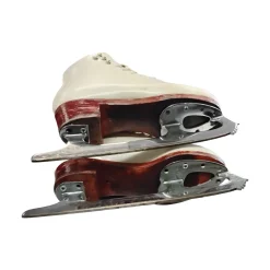 Used JOHN WILSON MAJESTIC Girls Figure Skate White Youth 09.0