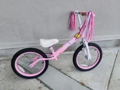 Used JOYSTAR Balance Bike Girls Pink 16