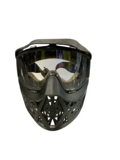 Used JT PAINTBALL MASK AND GOGGLES Paintball Helmet Black