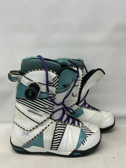 Used K2 AFFAIR CONDA W Womens Snowboard Boots White Senior 9
