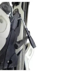 Used K2 AMP INDY JSL JUNIOR SKIS Boys DH Ski Bindings White