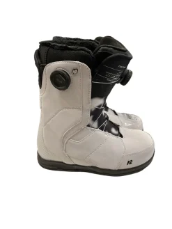 Used K2 CONTOUR SZ 8.5 WMNS Womens Snowboard Boots White Senior 8.5