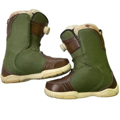 Used K2 CONTOUR Womens Snowboard Boots Green Senior 9