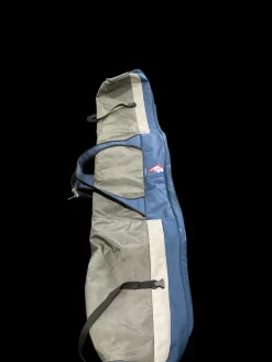Used K2 DH Ski Travel Bag White/Black/Royal