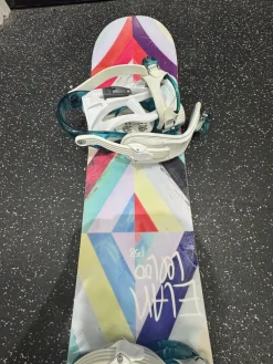 Used K2 ELAN LOL00 138 Womens Board/Bindings Purple 138 cm