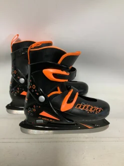 Used K2 ICE MERLIN 1-5 Boys Softboot Skate Black Adjustable
