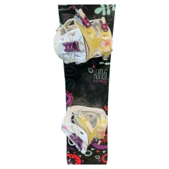 Used K2 KANDI Girls Board/Binding Black 134 cm