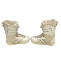 Used K2 KAT BOA Girls Snowboard Boots White Junior 03