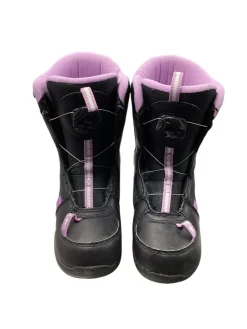 Used K2 LIL KAT Girls Snowboard Boots Black Youth 13.0