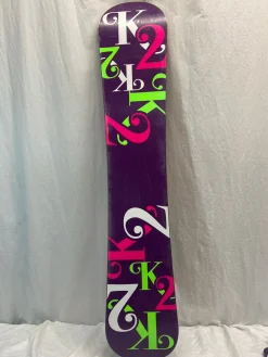 Used K2 LUNA SEASON TWELVE Womens Snowboard Only Black 146 cm