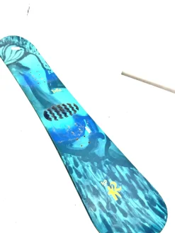 Used K2 LUNA Womens Snowboard Only Teal 150 cm