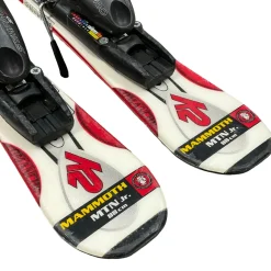Used K2 MAMMOTH MTN Boys DH Ski/Binding Red 88 cm