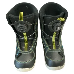 Used K2 MINI TURBO BOA Boys Snowboard Boots Black Junior 02