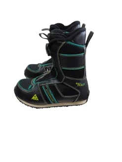 Used K2 MINI TURBO Boys Snowboard Boots Black Junior 01