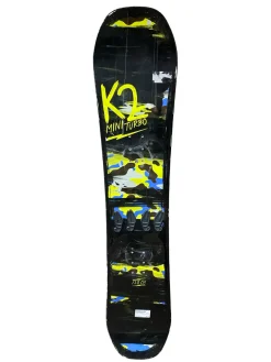 Used K2 MINI TURBO Girls Snowboard Only Black 120 cm
