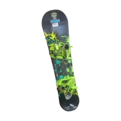 Used K2 MINI TURBO/BURTON BINDINGS 120 Boys Board/Binding Black 120 cm